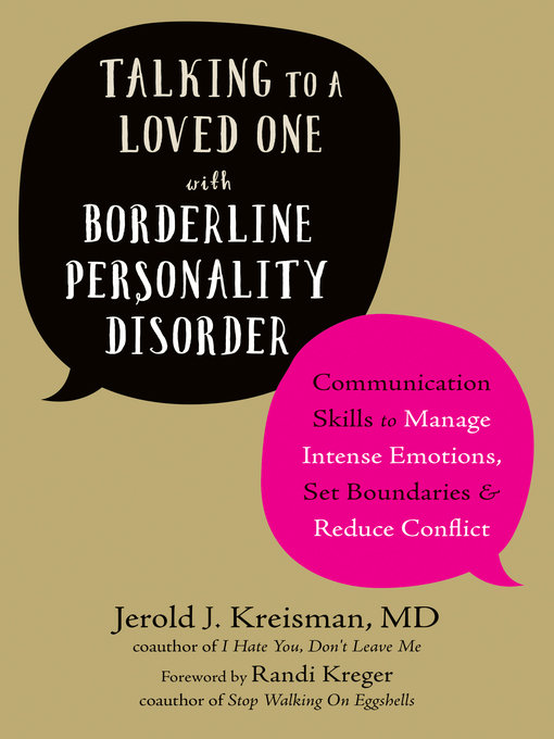 Cover image for Talking to a Loved One with Borderline Personality Disorder